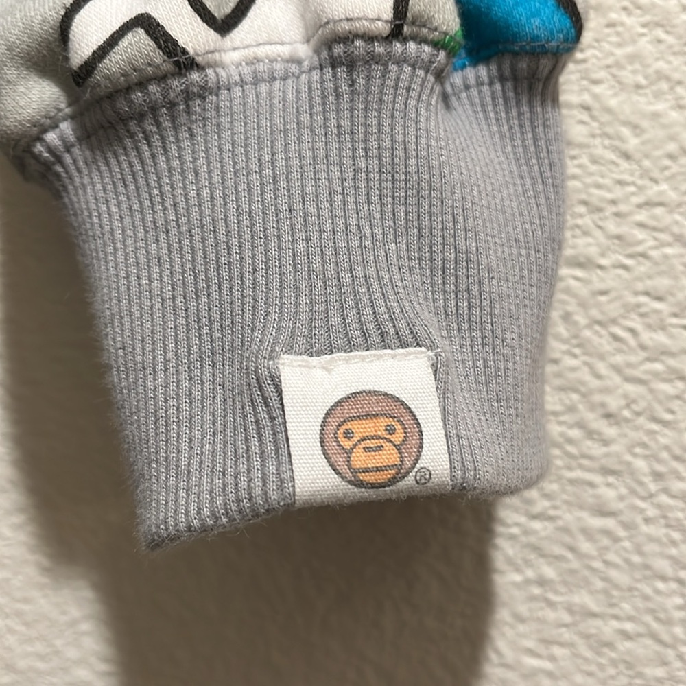 BAPE × KAWS Milo Animal Kingdom full zip hoodie NIGO A Bathing Ape Size M - Picture 9 of 9